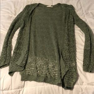 Army Green Cardigan